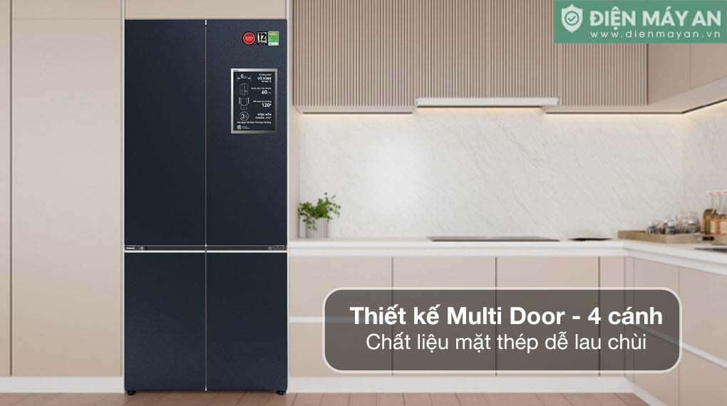Tủ lạnh Panasonic Inverter 510 lít Multi Door NR-X561BK-VN